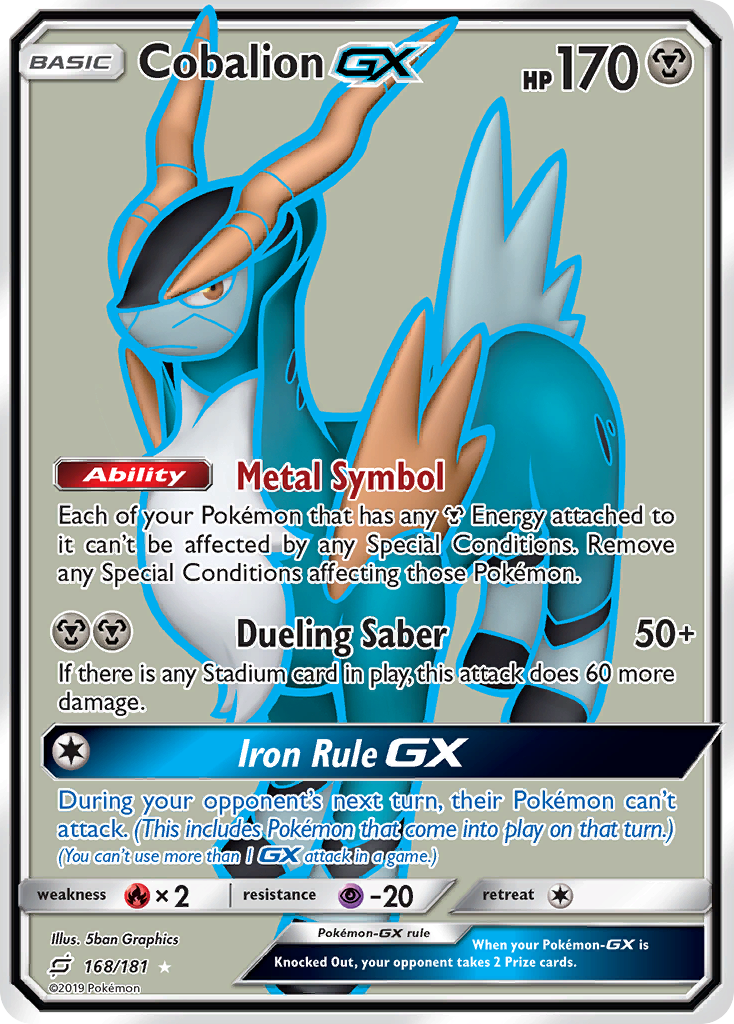 Cobalion-GX (168/181) - [Full Art] Team Up (TEU)