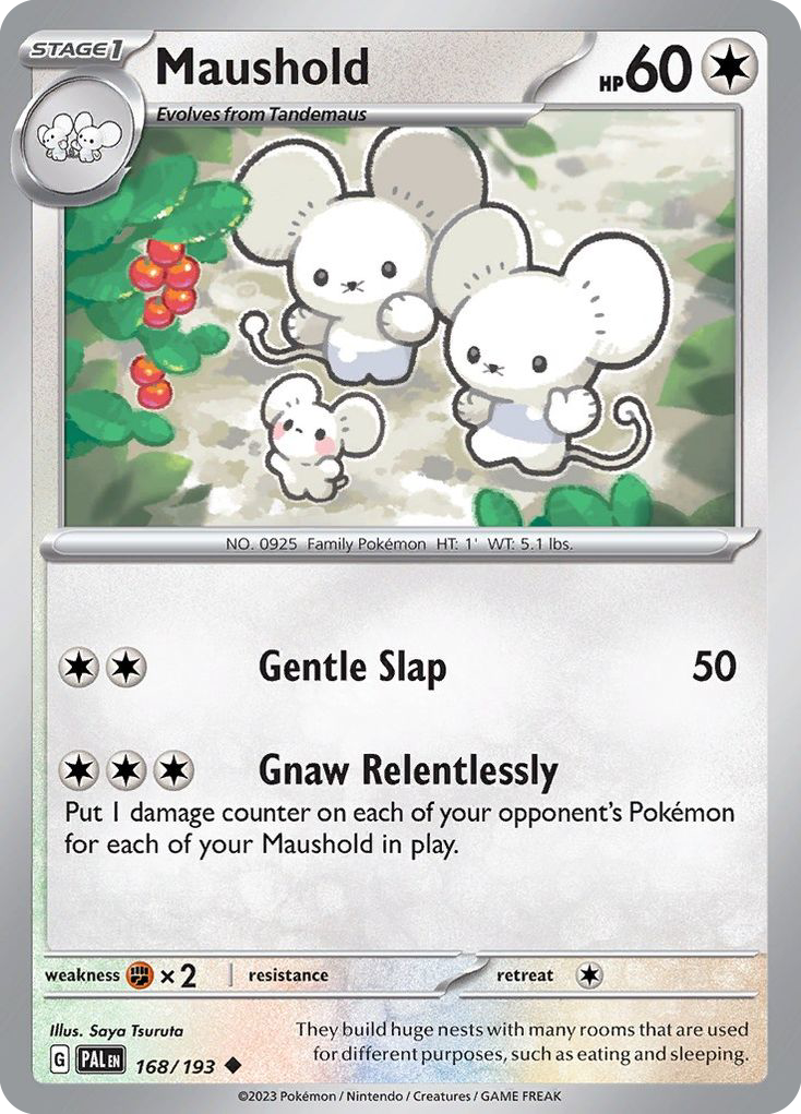 Maushold (168/193) - Paldea Evolved (PAL)