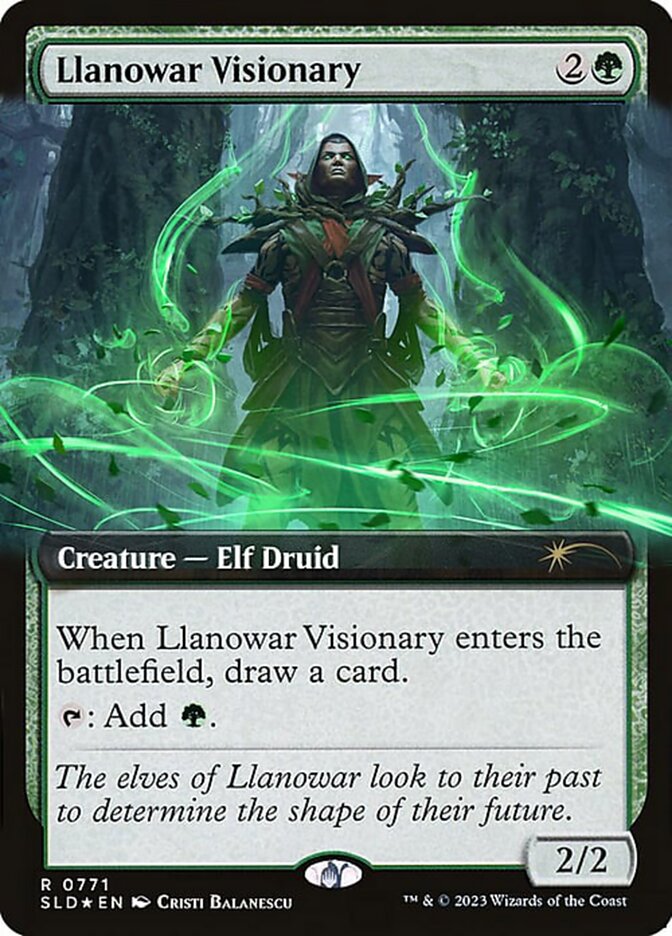 Llanowar Visionary (771) - Secret Lair Drop (SLD)