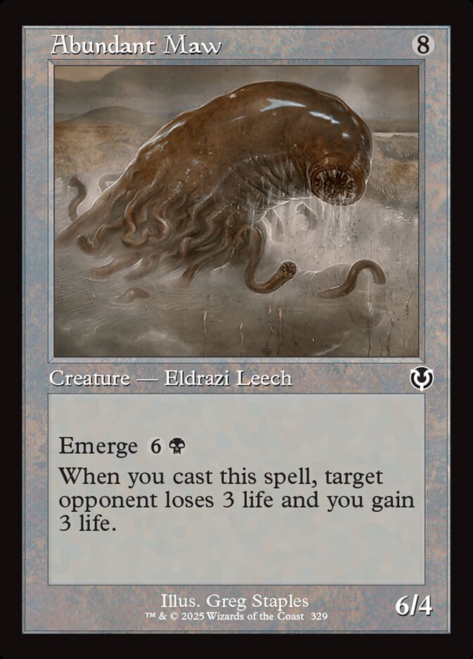 Abundant Maw - [Foil, Retro Frame] Innistrad Remastered (INR)