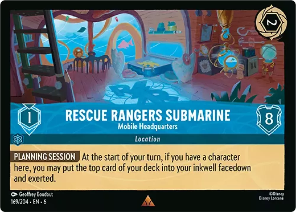 Rescue Rangers Submarine - Mobile Headquarters - Azurite Sea (6)