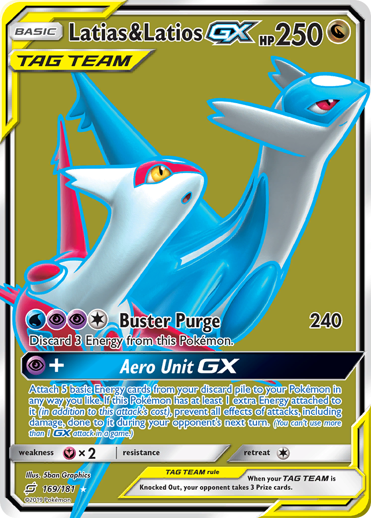 Latias & Latios-GX (169/181) - [Full Art] Team Up (TEU)