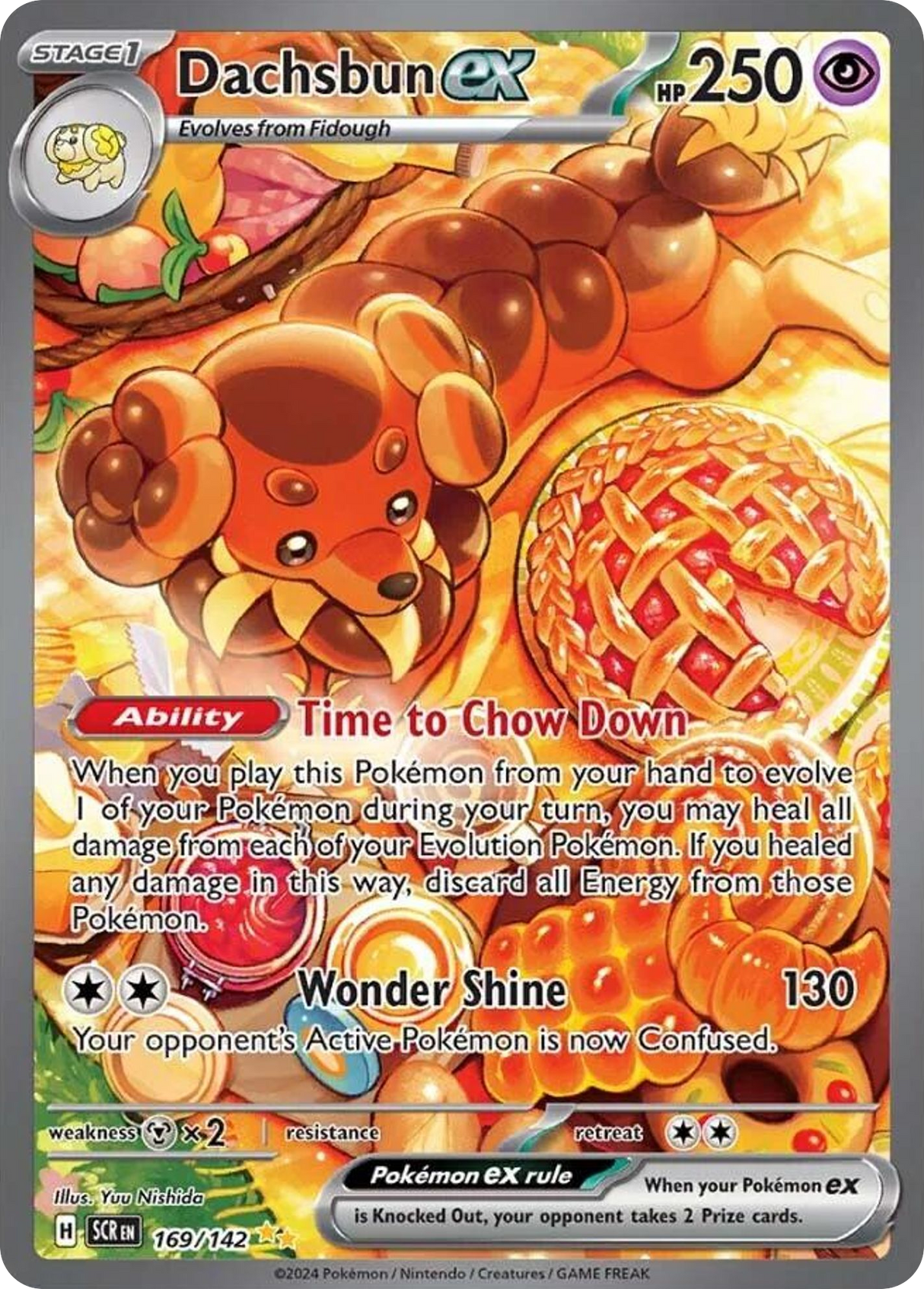 Dachsbun ex (169/142) - [Special Illustration Rare] Stellar Crown (SCR)