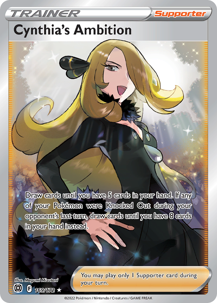 Cynthia's Ambition (169/172) - [Full Art] Brilliant Stars (BRS)