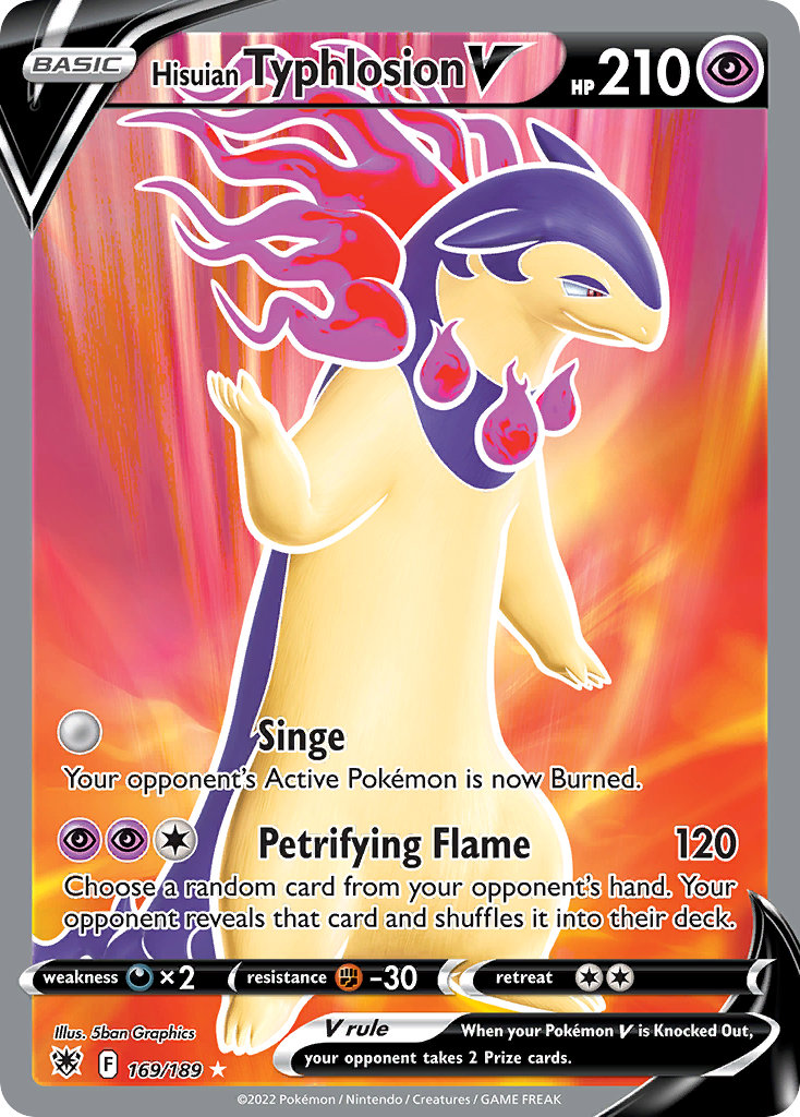 Hisuian Typhlosion V (169/189) - [Full Art] Astral Radiance (ASR)