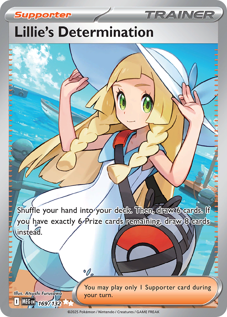 Lillie's Determination (169/132) - [Full Art] Mega Evolution (MEG)