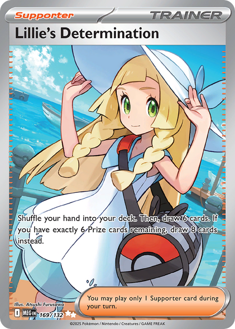 Lillie's Determination (169/132) - [Full Art] Mega Evolution (MEG)