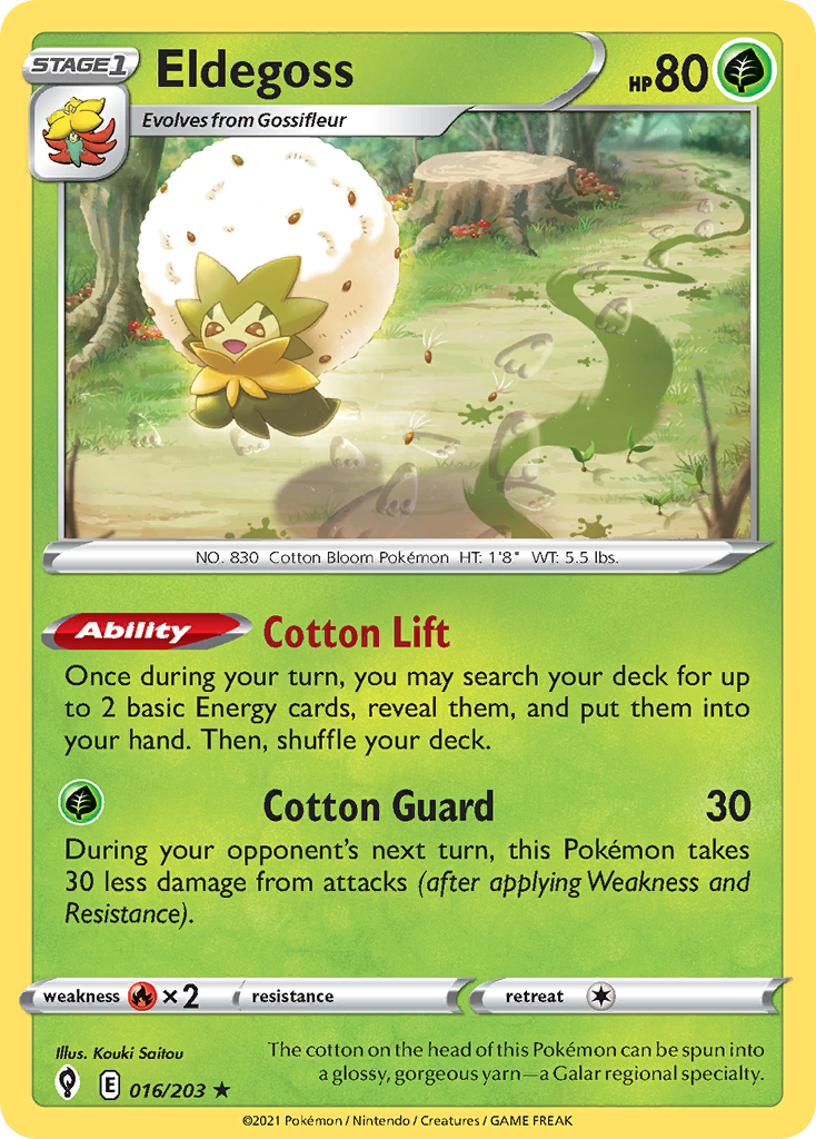 Eldegoss (16/203) - [Holo Foil] Evolving Skies (EVS)