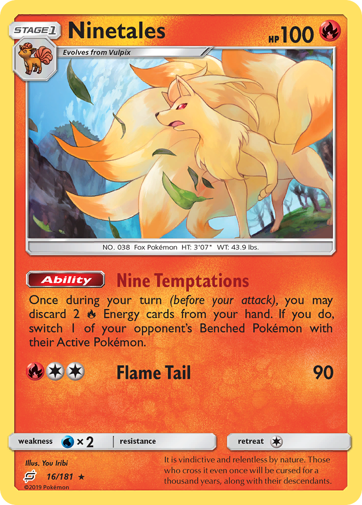 Ninetales (16/181) - Team Up (TEU)