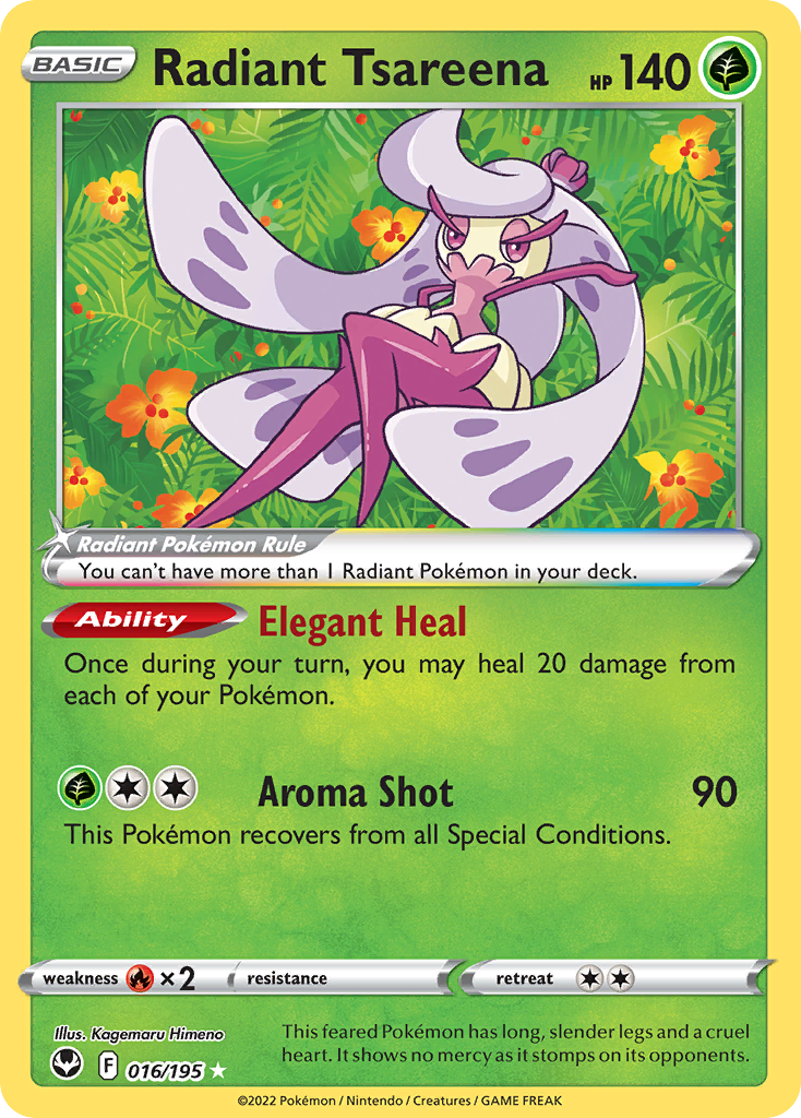 Radiant Tsareena (16/195) - [Radiant Holo] Silver Tempest (SIT)