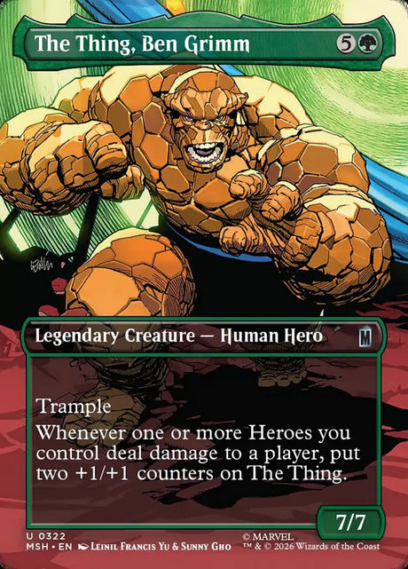 The Thing, Ben Grimm (322) - Marvel Super Heroes (MSH)