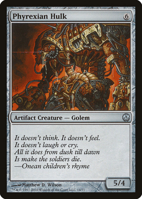 Phyrexian Hulk (14) - Duel Decks: Phyrexia vs. the Coalition (DDE)