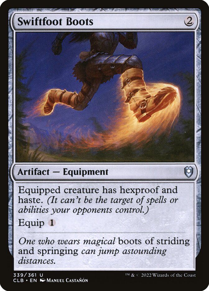 Swiftfoot Boots (339) - Commander Legends: Battle for Baldur's Gate (CLB)