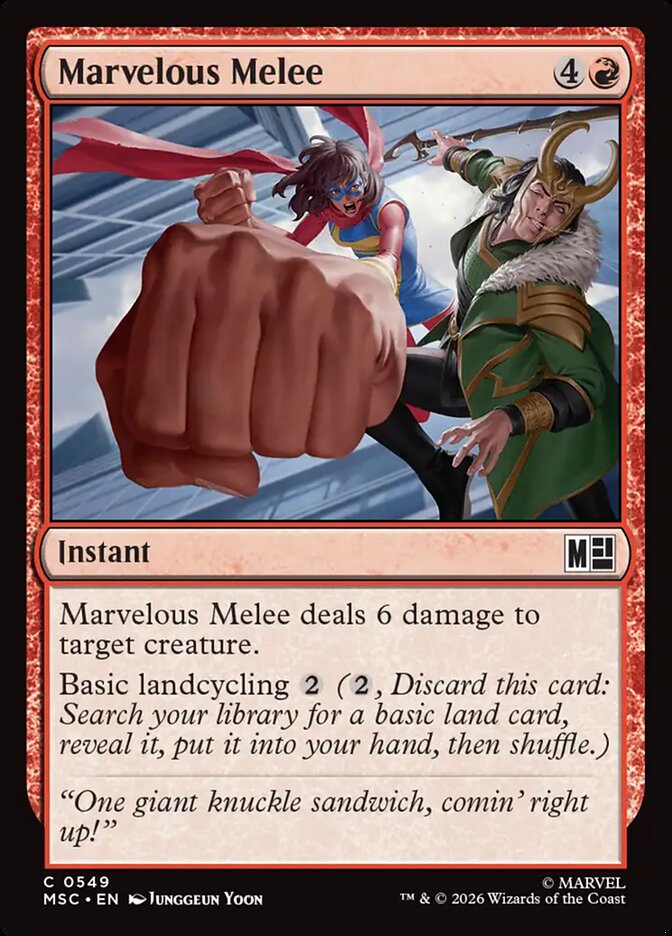 Marvelous Melee (549) - Marvel Super Heroes Commander (MSC)