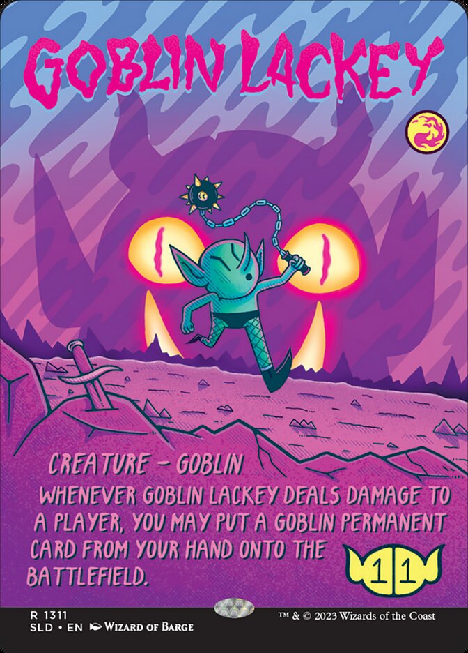 Goblin Lackey (1311) - [Borderless] Secret Lair Drop (SLD)