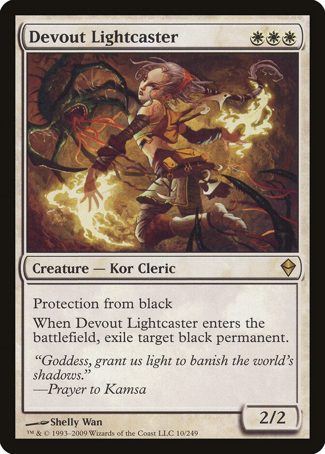 Devout Lightcaster (10) - Zendikar (ZEN)