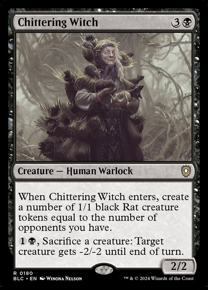 Chittering Witch (180) - Bloomburrow Commander (BLC)