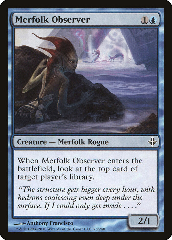 Merfolk Observer (76) - Rise of the Eldrazi (ROE)