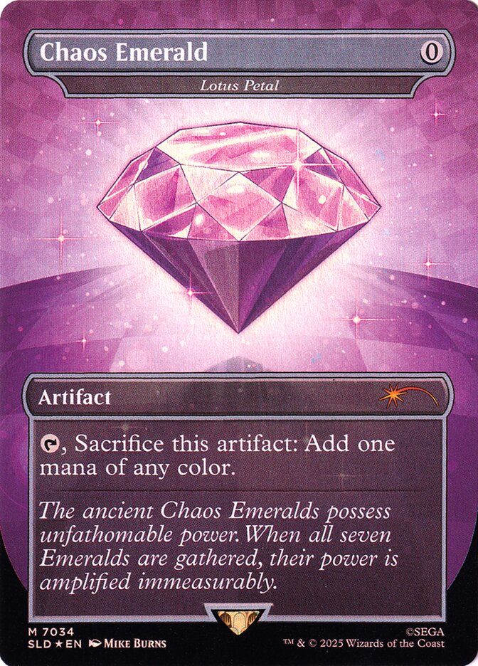 Chaos Emerald - Lotus Petal (7034) - Secret Lair Drop (SLD)