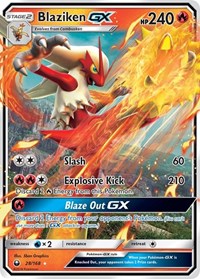 Blaziken GX (28) - SM - Celestial Storm (CES)