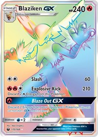 Blaziken GX Secret (170) - SM - Celestial Storm (CES)
