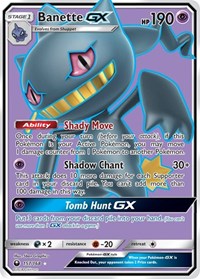 Banette GX Full Art (157) - SM - Celestial Storm (CES)