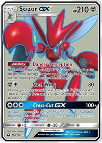 Scizor GX Full Art (158) - SM - Celestial Storm (CES)