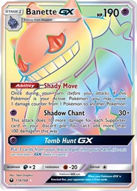 Banette GX Secret (174) - SM - Celestial Storm (CES)