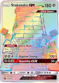 Stakataka GX Secret (176) - SM - Celestial Storm (CES)