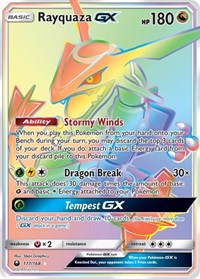 Rayquaza GX Secret (177) - SM - Celestial Storm (CES)
