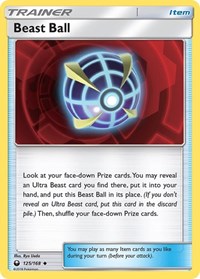 Beast Ball (125) - SM - Celestial Storm (CES)