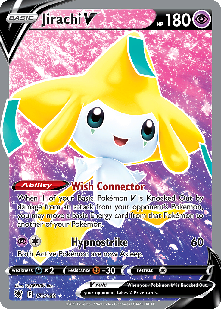 Jirachi V (170/189) - [Full Art] Astral Radiance (ASR)