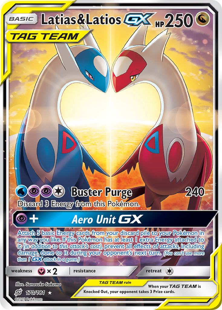 Latias & Latios-GX (170/181) - [Alternate Art] Team Up (TEU)