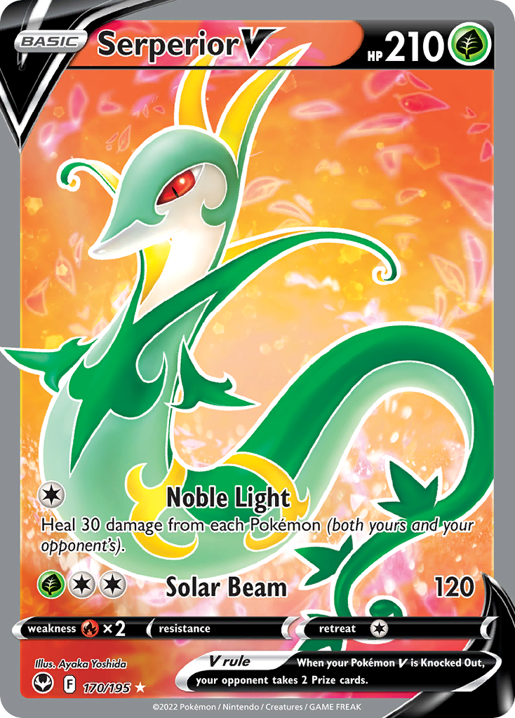 Serperior V (170/195) - [Full Art] Silver Tempest (SIT)