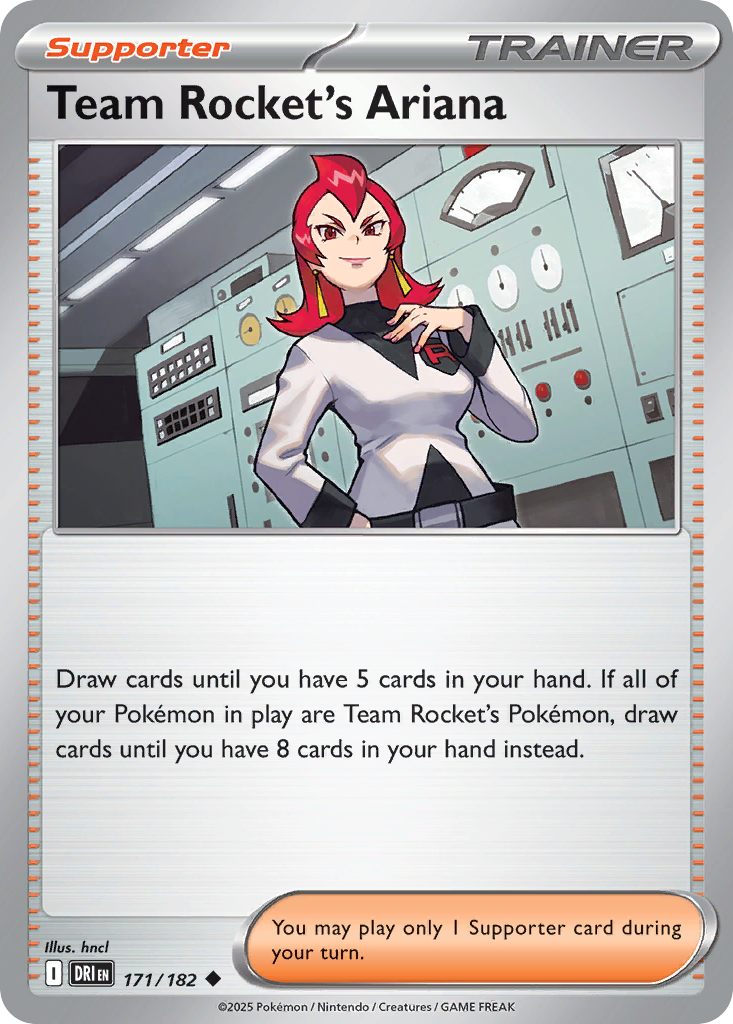 Team Rocket's Ariana (171/182) - [Reverse Holo] Destined Rivals (DRI)