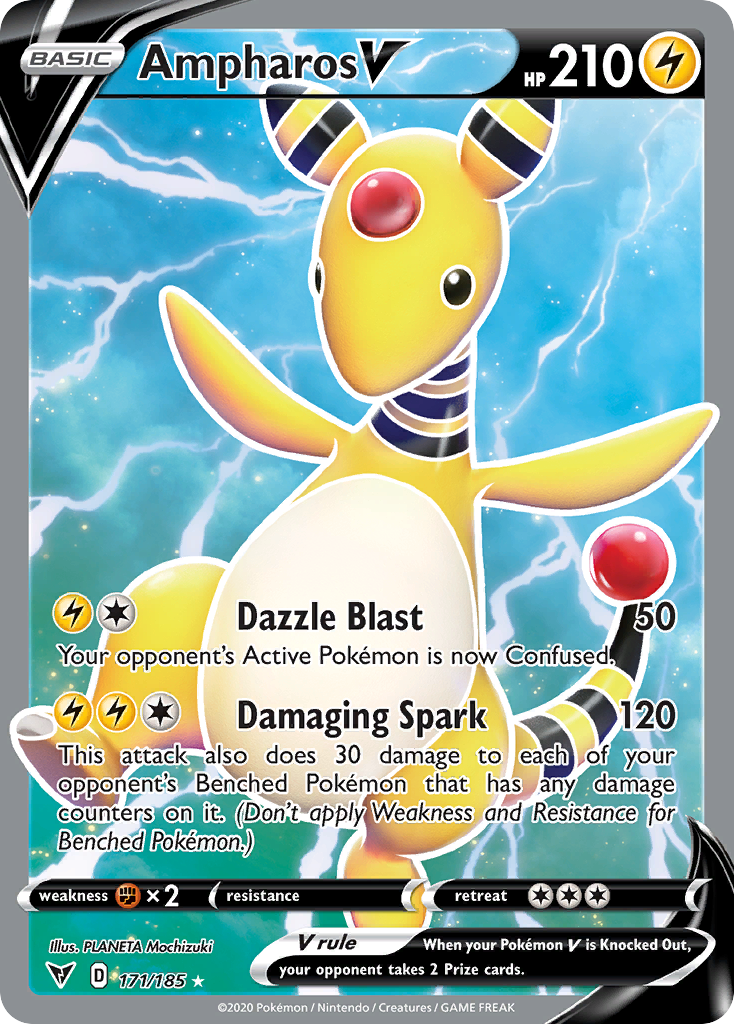 Ampharos V (171/185) - [Full Art] Vivid Voltage (VIV)
