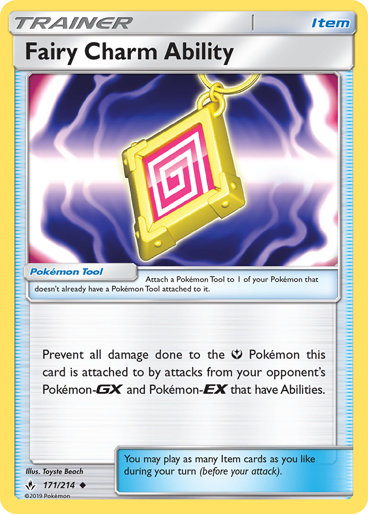 Fairy Charm Ability (171/214) - [Reverse Holo] Unbroken Bonds (UNB)