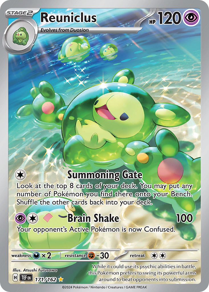 Reuniclus (171/162) - [Illustration Rare] Temporal Forces (TEF)