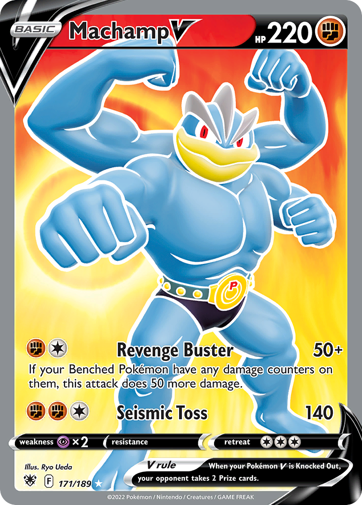 Machamp V (171/189) - [Full Art] Astral Radiance (ASR)