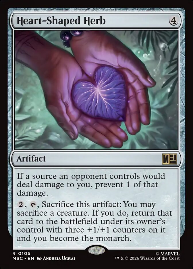 Heart-Shaped Herb (105) - Marvel Super Heroes Commander (MSC)