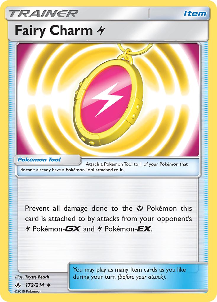 Fairy Charm Lightning (172/214) - Unbroken Bonds (UNB)