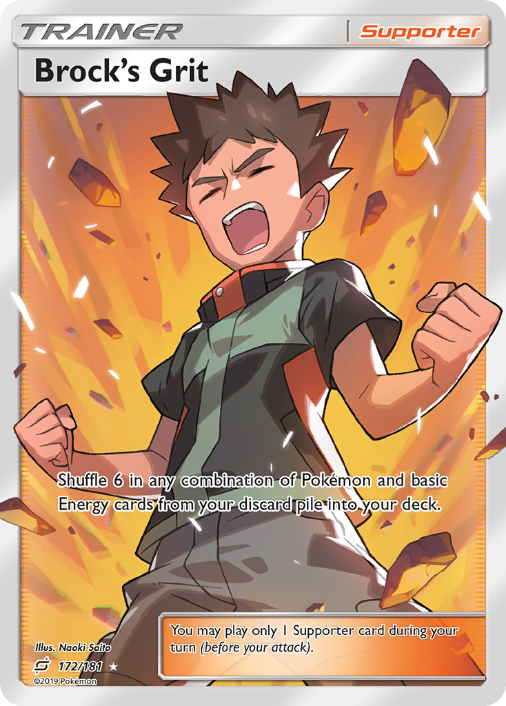 Brock's Grit (172/181) - [Full Art] Team Up (TEU)