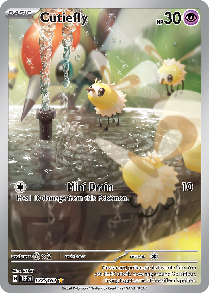 Cutiefly (172/162) - [Illustration Rare] Temporal Forces (TEF)