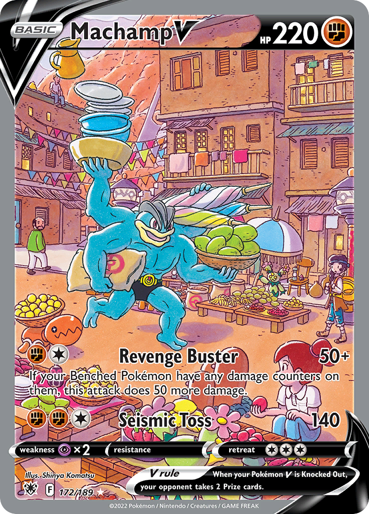 Machamp V (172/189) - [Alternate Art] Astral Radiance (ASR)