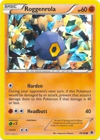 Roggenrola - 49/98 (Cracked Ice Holo) (49) - Blister Exclusives (BLE)