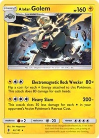Alolan Golem - 42/145 (Cosmos Holo) (42) - Blister Exclusives (BLE)