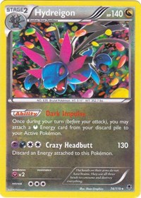 Hydreigon - 074/119 (Cosmos Holo) (74) - Blister Exclusives (BLE)