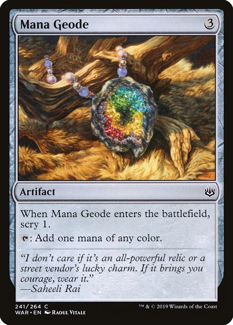 Mana Geode (241) - War of the Spark (WAR)