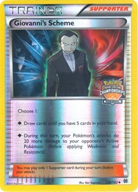 Giovanni's Scheme - 138/162 (Regional Championships) (138) - League & Championship Cards (PR)
