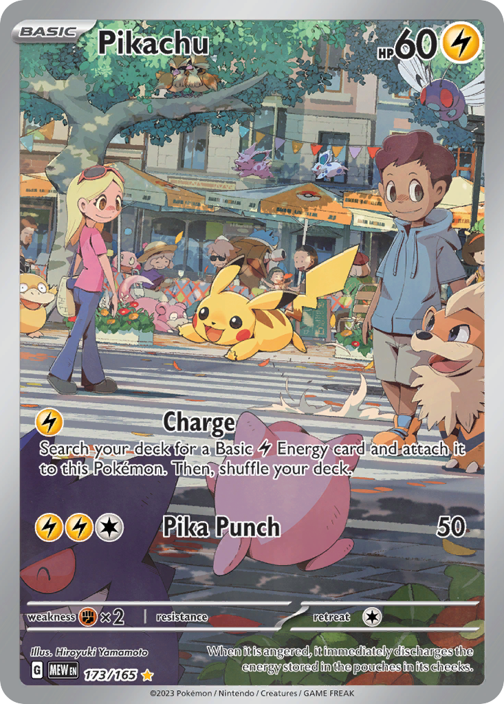 Pikachu (173/165) - [Holo Foil] SV3PT5: 151 (MEW)